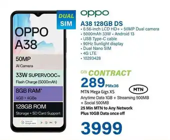 Incredible Connection OPPO A38 128GB DS offer
