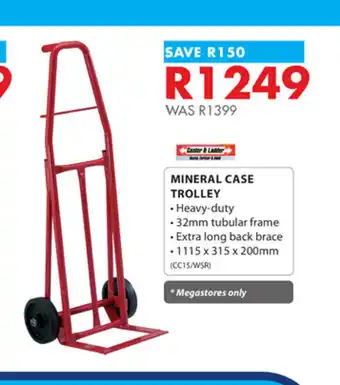 Chamberlain Mineral Case Trolley offer