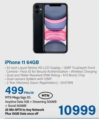 Incredible Connection iPhone 11 64GB offer