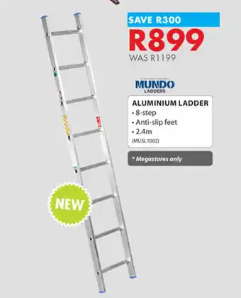 Chamberlain Mundo Aluminum Ladder 8 Step offer