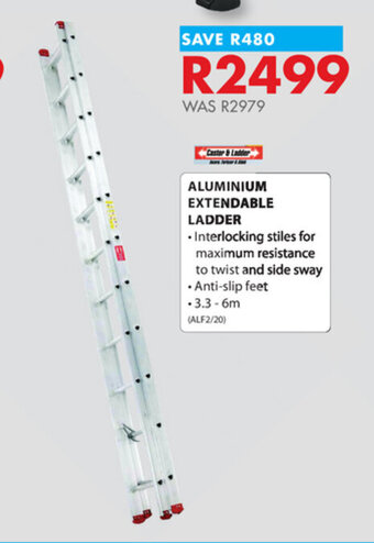Chamberlain Aluminium Extendable Ladder offer