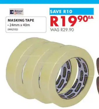 Bidvest Masking Tape 24mm x 40m