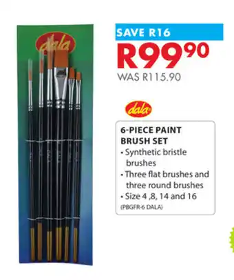 Chamberlain 6-Piece Paint Brush Set offer