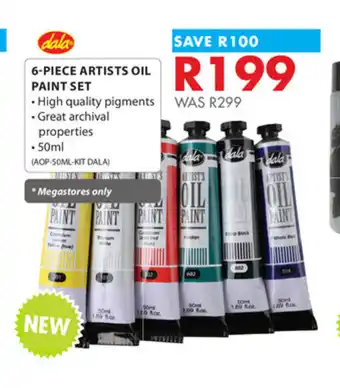 Chamberlain 6-Piece Artist Oil Paint Set 50ml offer