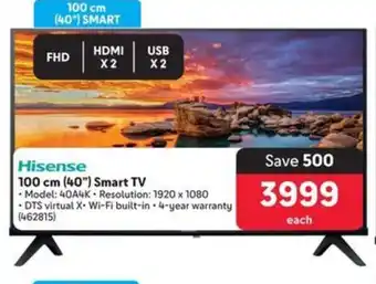 Makro Hisense 100 cm (40") Smart TV offer