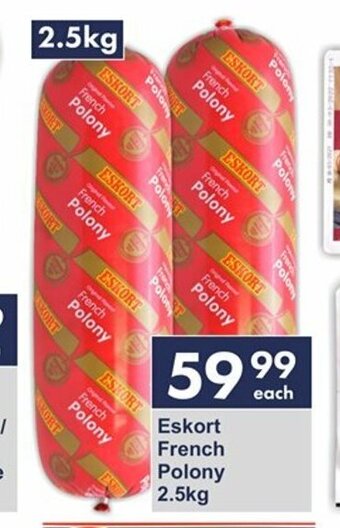 President Hyper Eskort French Polony 2.5kg offer