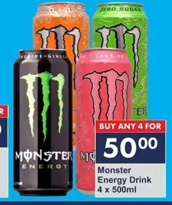 President Hyper Monster Energy Drink 4x500ml offer