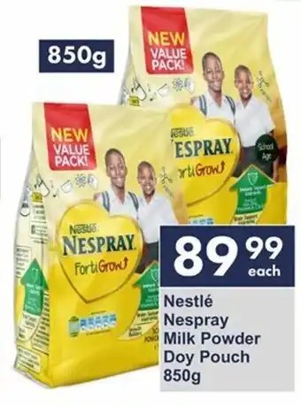 President Hyper Nestle Nespray Milk Powder Doy Pouch 850g offer
