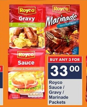President Hyper Royco Sauce / Gravy / Marinade Packets offer