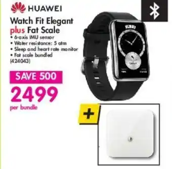 Makro Huawei - Watch Fit Elegant plus Fat Scale offer