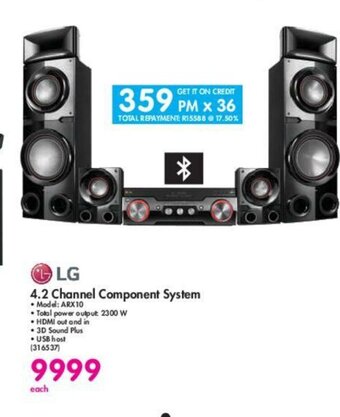 Makro LG - 4.2 Channel Component System offer