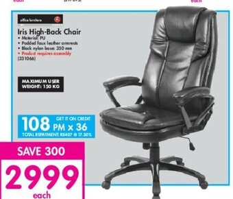 Makro Iris High-Back Chair offer
