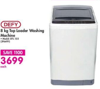 Makro Defy - 8kg Top Loader Washing Machine offer