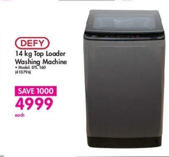 Makro Defy - 14kg Top Loader Washing Machine offer