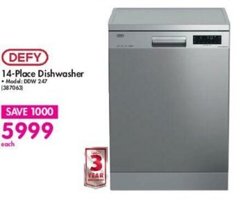 Defy 14-Place Dishwasher