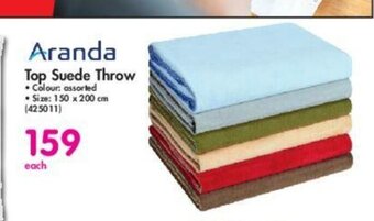 Makro Aranda Top Suede Throw offer