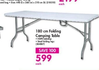 Makro 180cm Folding Camping Table offer