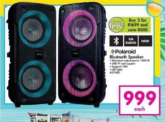 Makro Polaroid Bluetooth Speaker offer