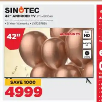 HiFi Corp Sinotec 42" Android TV offer
