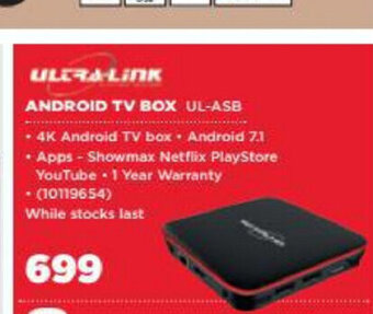HiFi Corp Ultra link Android TV Box offer
