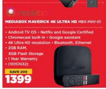 HiFi Corp Mediabox Maverick 4K Ultra HD offer