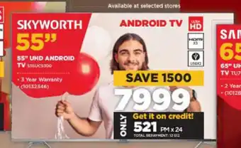HiFi Corp Skyworth - 55" UHD Android TV offer