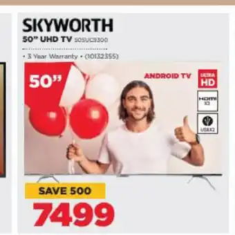 HiFi Corp Skyworth - 50" UHD TV offer