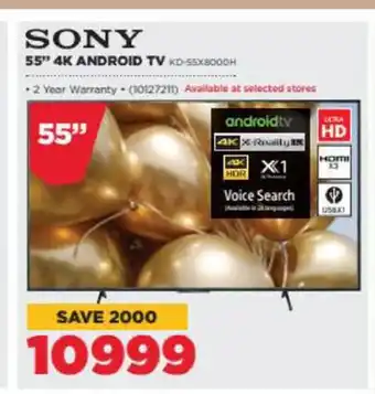 HiFi Corp Sony - 55" 4K Android TV offer