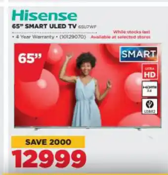 HiFi Corp Hisense - 65" Smart ULED TV offer