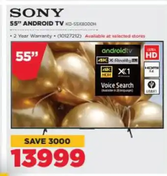 HiFi Corp Sony - 55" Android TV offer