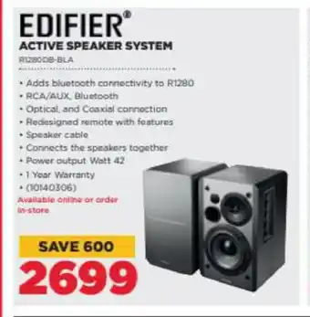 HiFi Corp Edifier Active Speaker System offer