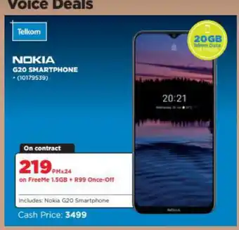 HiFi Corp Nokia - G20 Smartphone - 10179539 offer