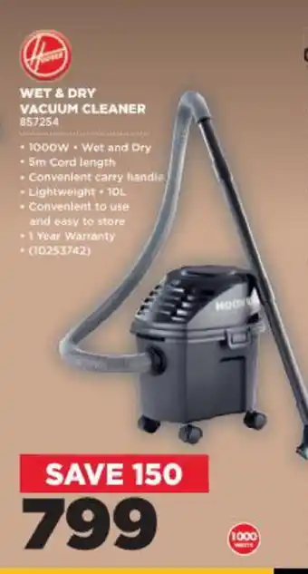 HiFi Corp Hoover - Wet & Dry Vacuum Cleaner offer