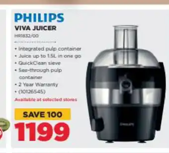 HiFi Corp Philips Viva Juicer offer