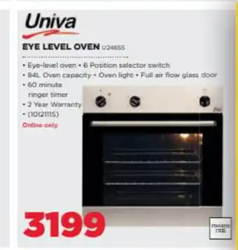 HiFi Corp Univa - Eye Level Oven offer