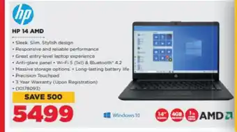 HiFi Corp Hp - 14 AMD offer