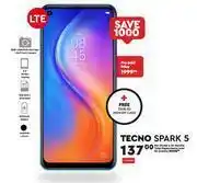 Edgars Tecno Spark 5 offer