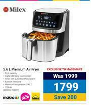 Game Milex 5.6L Premium Air Fryer offer