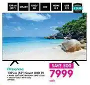 Game Hisense 139cm (55") Smart UHD TV 55A7100F offer