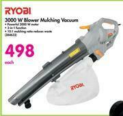Game Ryobi 3000 W Blower Mulching Vacuum offer