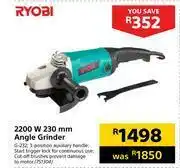 Game Ryobi 2200W 230mm Angle Grinder offer