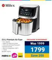 Makro Milex 5.6L Premium Air Fryer offer