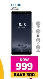Makro Tecno Pop 2X Plus offer