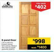Makro Swartland 8 panel Door offer