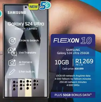 Telkom SAMSUNG Galaxy S24 Ultra 256GB offer