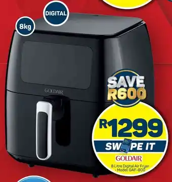 Pick n Pay Hypermarket GOLDAIR 8 Litre Digital Air Fryer offer