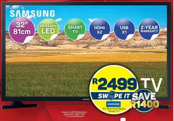 Pick n Pay Hypermarket SAMSUNG 32" (81cm) HD Ready SMART TV offer
