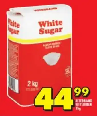 Shoprite RITEBRAND White Sugar 2kg offer