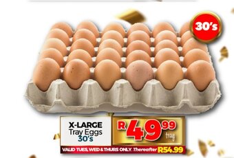 Take 'n Pay X-Large Tray Eggs 30's offer