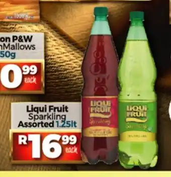 Take 'n Pay Liquifruit Sparkling Assorted 1.25lt offer